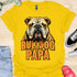 Bulldog Papa - V8 - Gothic Graphic T-Shirt